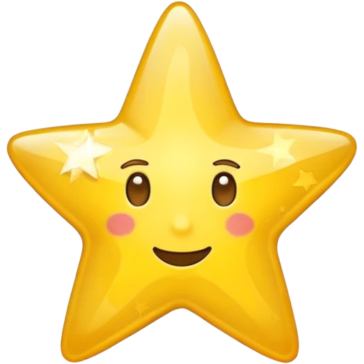 Make me an star emoji with a swirl in it with no face emoji