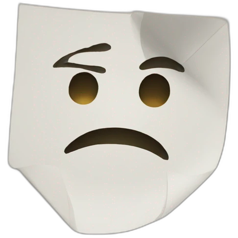 paper with text emoji