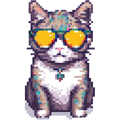 cat wearing sunglasses emoji