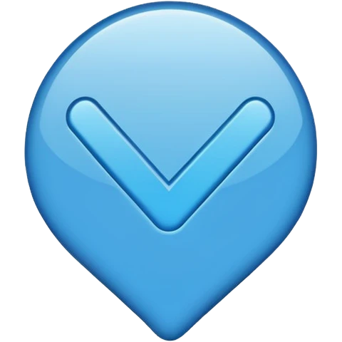 chaeckmark in a blue color emoji