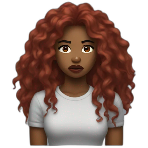 sza angry emoji