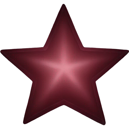 shining maroon star emoji
