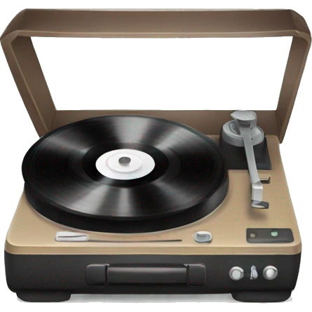 Cute Record player emoji