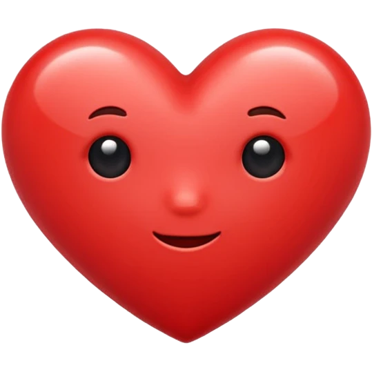 a cute heart emoji