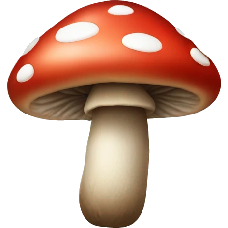 Christmas mushroom emoji