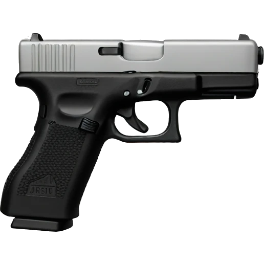 Glock-19 facing right emoji