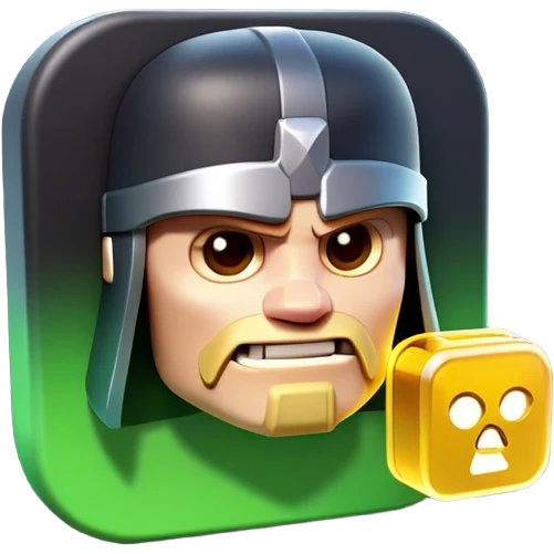 Clash of Clans aesthetic: Cinematic Playful Xbox Memory Card Portrait Emoji, rendered in a 3D vector-style similar to standard emojis with minimal shading and bold, simplified shapes. A compact, distinct form with signature details, softly glowing with a modern gaming energy charm. Simplified yet unmistakably iconic, highly detailed and consistent, glowing with a soft radiance and high shine. Stylized with a touch of next-gen innovation and a soft glowing outline, capturing the essence of a beloved gaming relic with a friendly, playful manner! emoji