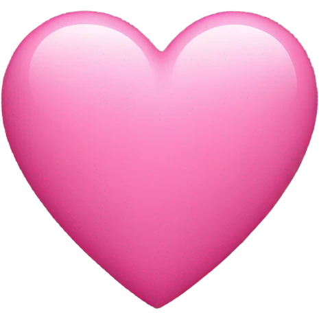 Pink heart emoji