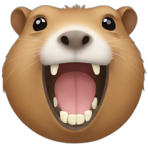 capybara-teeth emoji