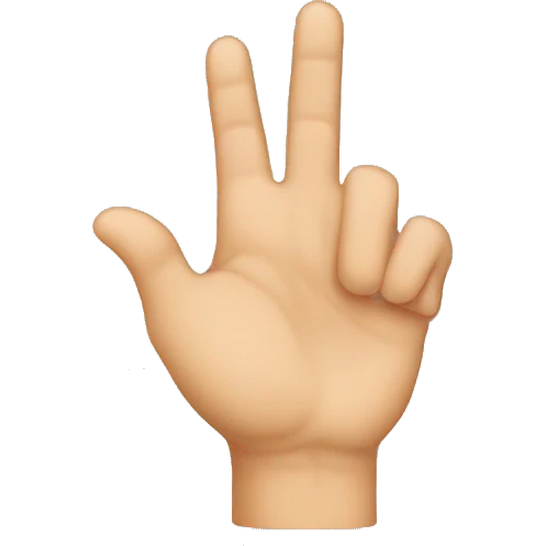 hakari's hand sign for domain expansion  emoji