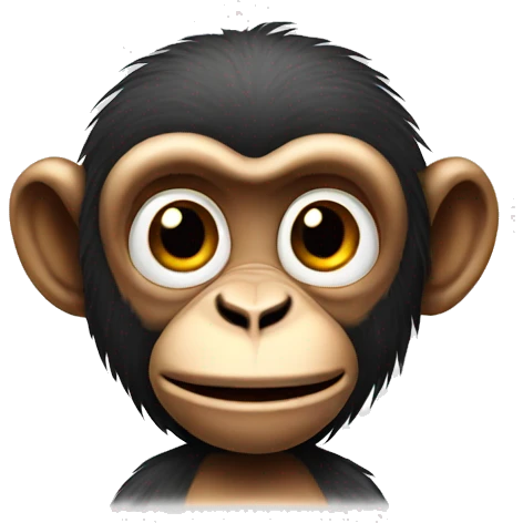 funny monkey emoji