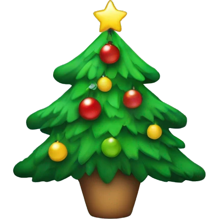 Christmas tree emoji