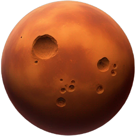 Red planet emoji
