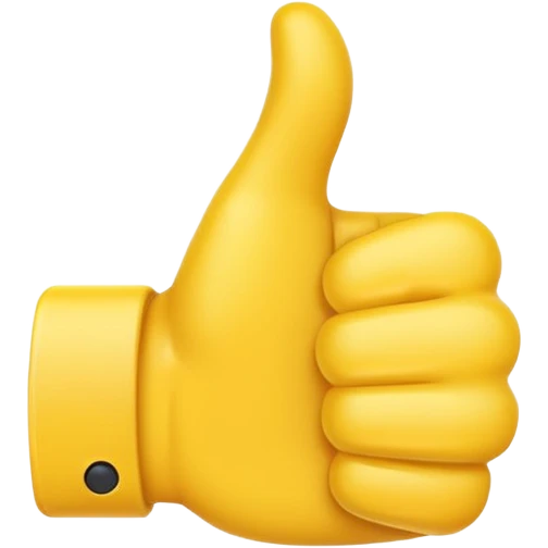 thumbs up emoji, positive and bold emoji