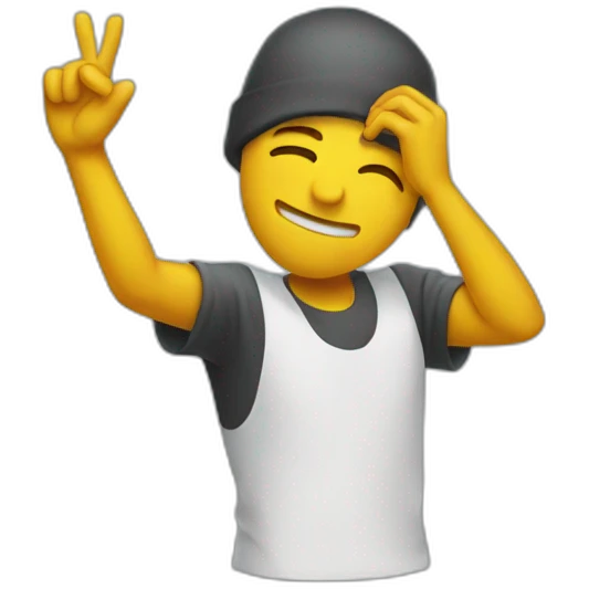 Personne qui dab emoji