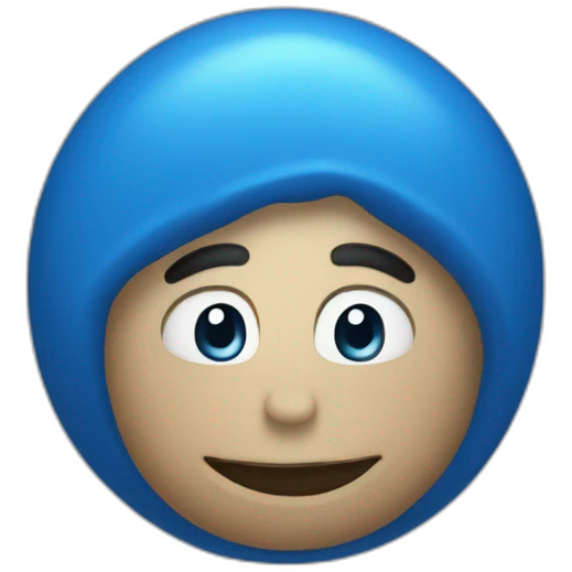 blue balls emoji