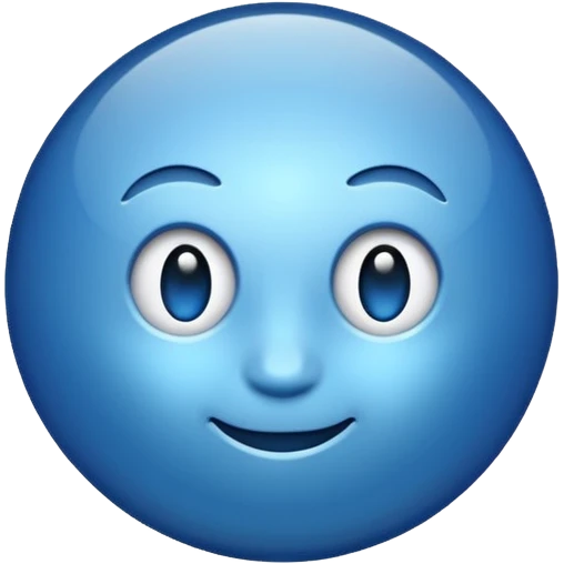 Verificación redondo azul  emoji