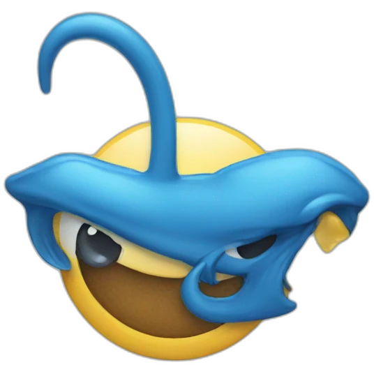Blue hooks emoji