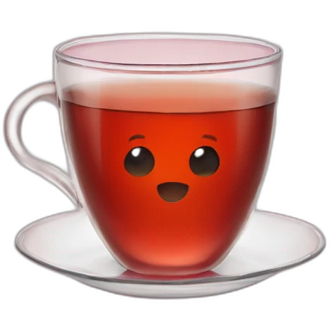 Buble tea red emoji