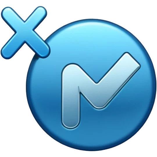 Q salga verificado azul en tik Tok emoji