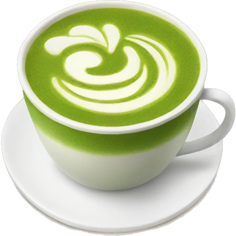 Matcha latte  emoji