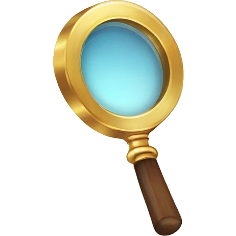 magnifying glass emoji