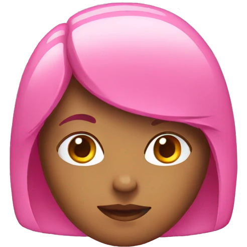 Pink emoji