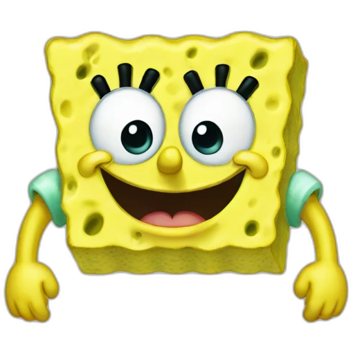 sponge bob wink emoji