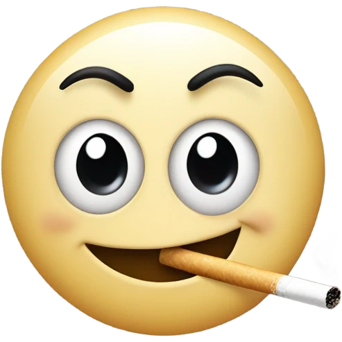 Beety boop smoking emoji