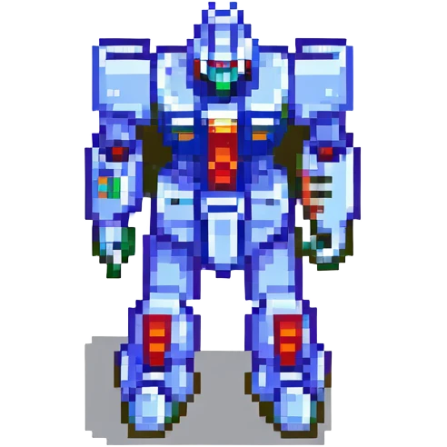 Gundam, no background emoji