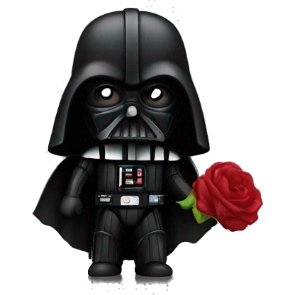 Dark vador love emoji