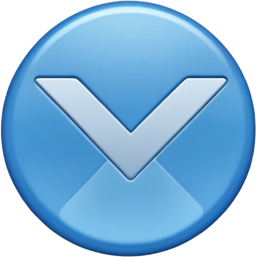 Blue tick emoji