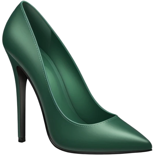 dark green pumps emoji