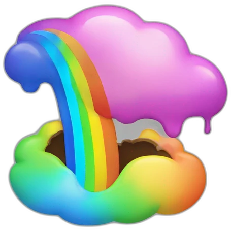 rainbow vomit emoji