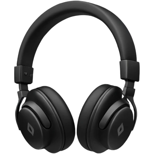 black headphone emoji