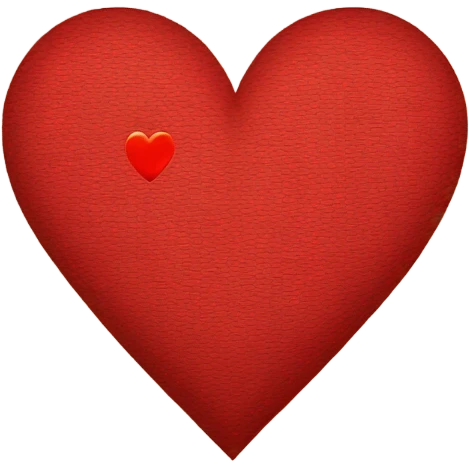 A flag with a red heart which replace the mat emoji