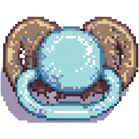 pixel art pacifier emoji
