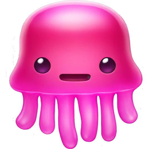 pink jelly emoji