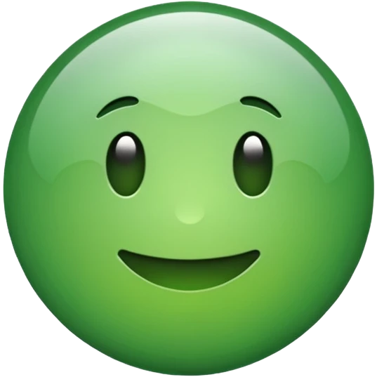 green button uı emoji