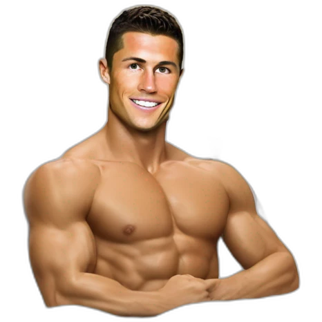 Cristiano Ronaldo in the bed emoji
