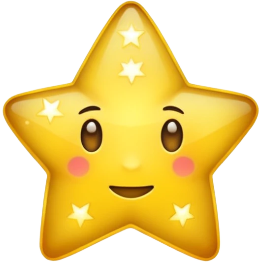 Une étoile emoji