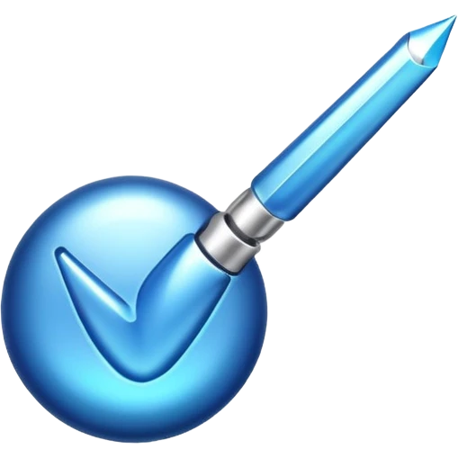 Bule tick cerenotor emoji