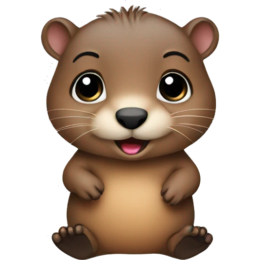 baby groundhog emoji