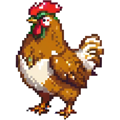 DANG CHICKEN! YEE-HAW emoji