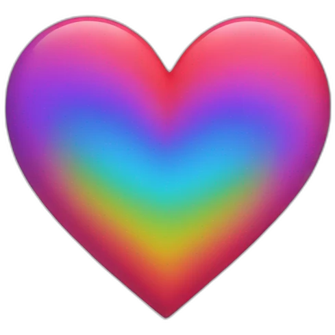 colorful heart emoji