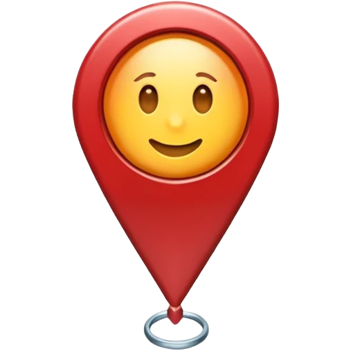 location marker simple emoji