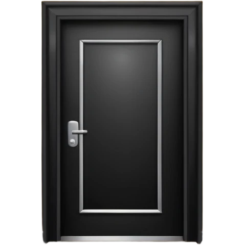 hotel room door modern hallway emoji