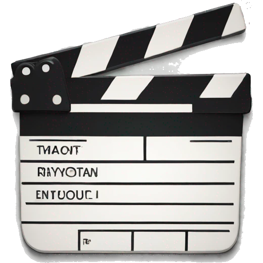 clapperboard emoji