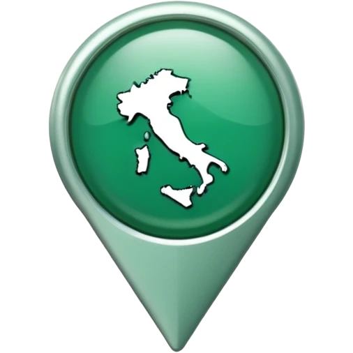 location pin Italy green emoji
