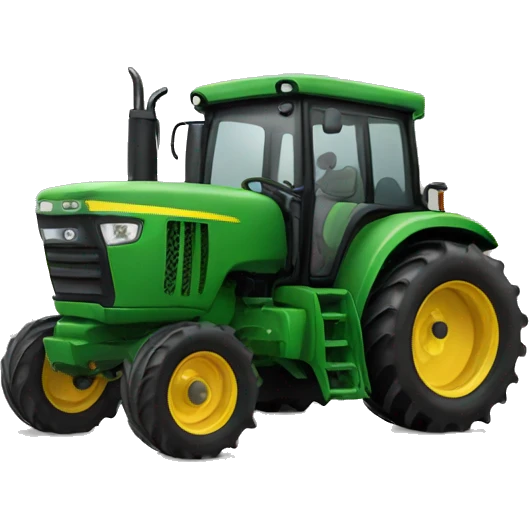 Green tractor emoji